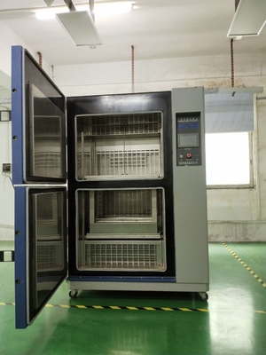 Máquina de prueba del choque de la eficacia alta, modo de enfriamiento de la unidad del equipo del choque termal